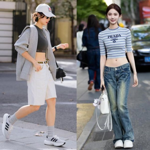 配资好评炒股配资门户 看了杭州、再看上海街拍，才发现：满街不是“露腰”就是“露胯”